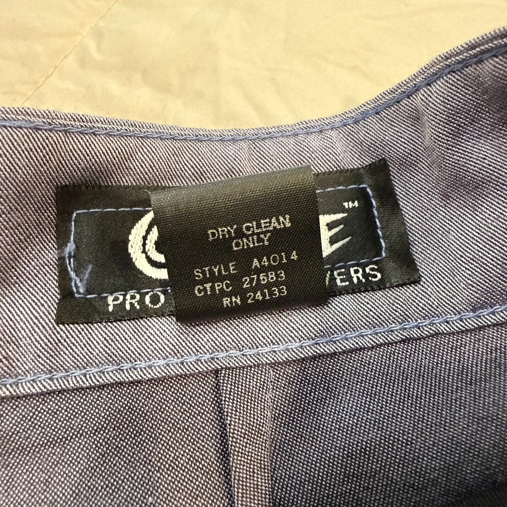 VTG 90s Ozone Protective Layers Pleated Shorts 30 Rayon USA Dusty Blue Bermuda